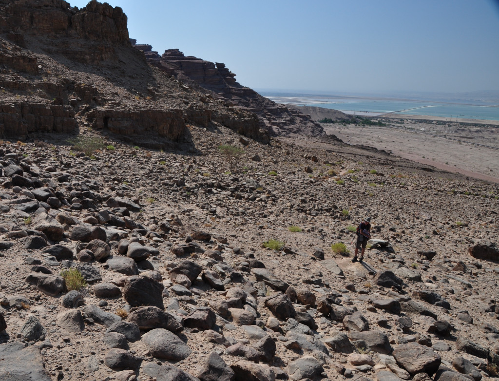 Gestein am Toten Meer
