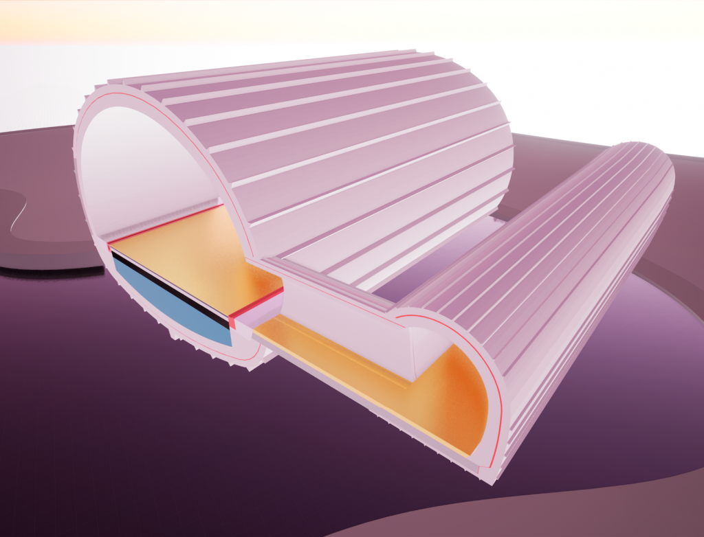 Konstruktion Tunnel B30-Aufstieg