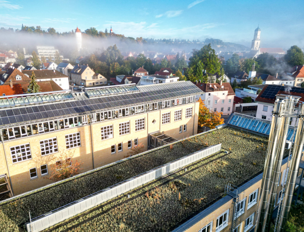 Hochschule Biberach von oben