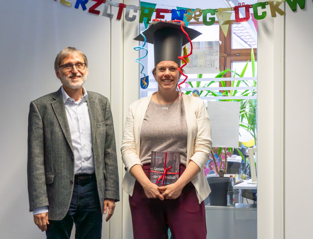 Prof. Roland Koenigsdorff und Promovendin Adinda Van de Ven