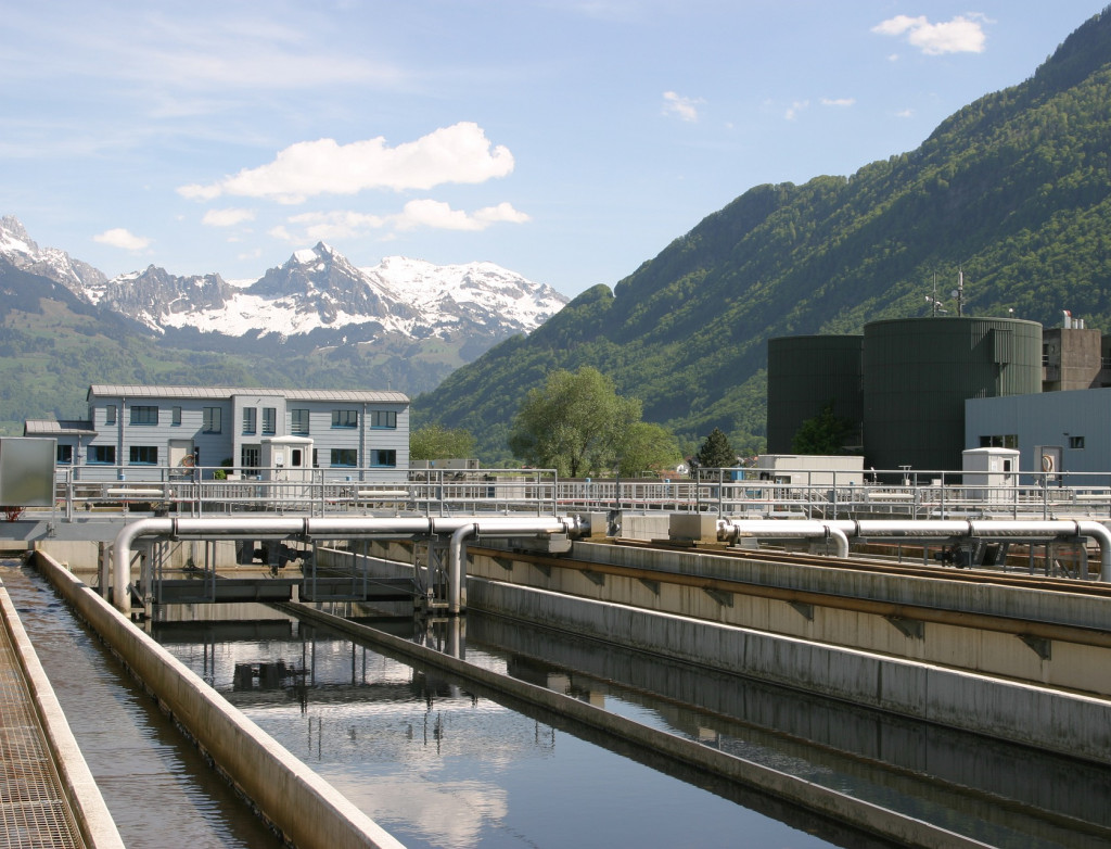 Kläranlage in der Schweiz