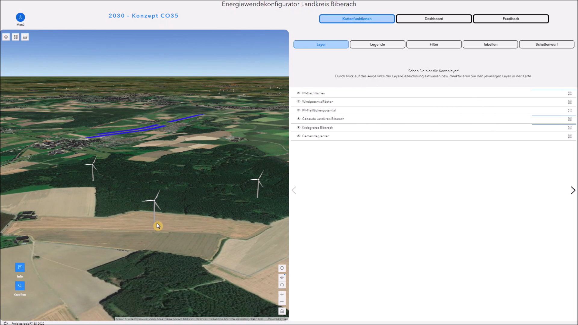 Energiewendekonfigurator Landkreis Biberach