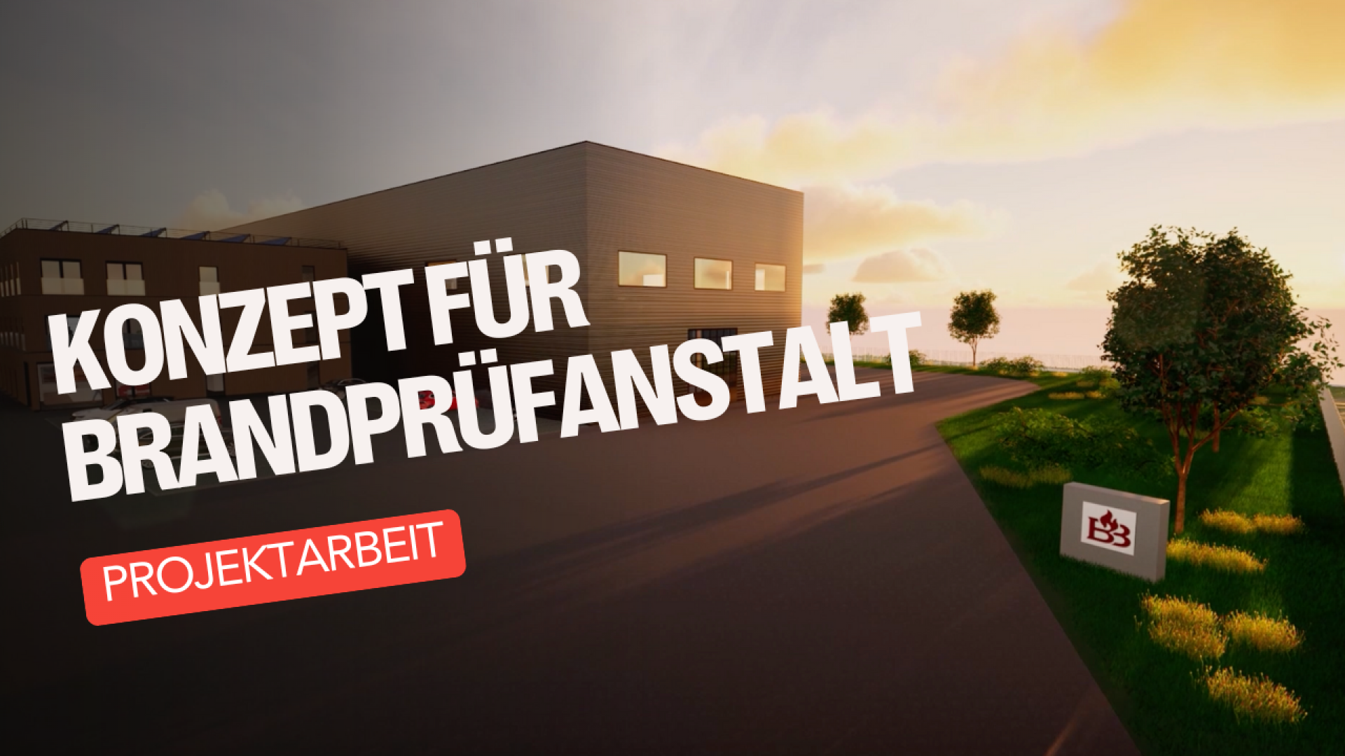 Studierende entwickeln Konzept für Brandprüfanstalt in Biberach