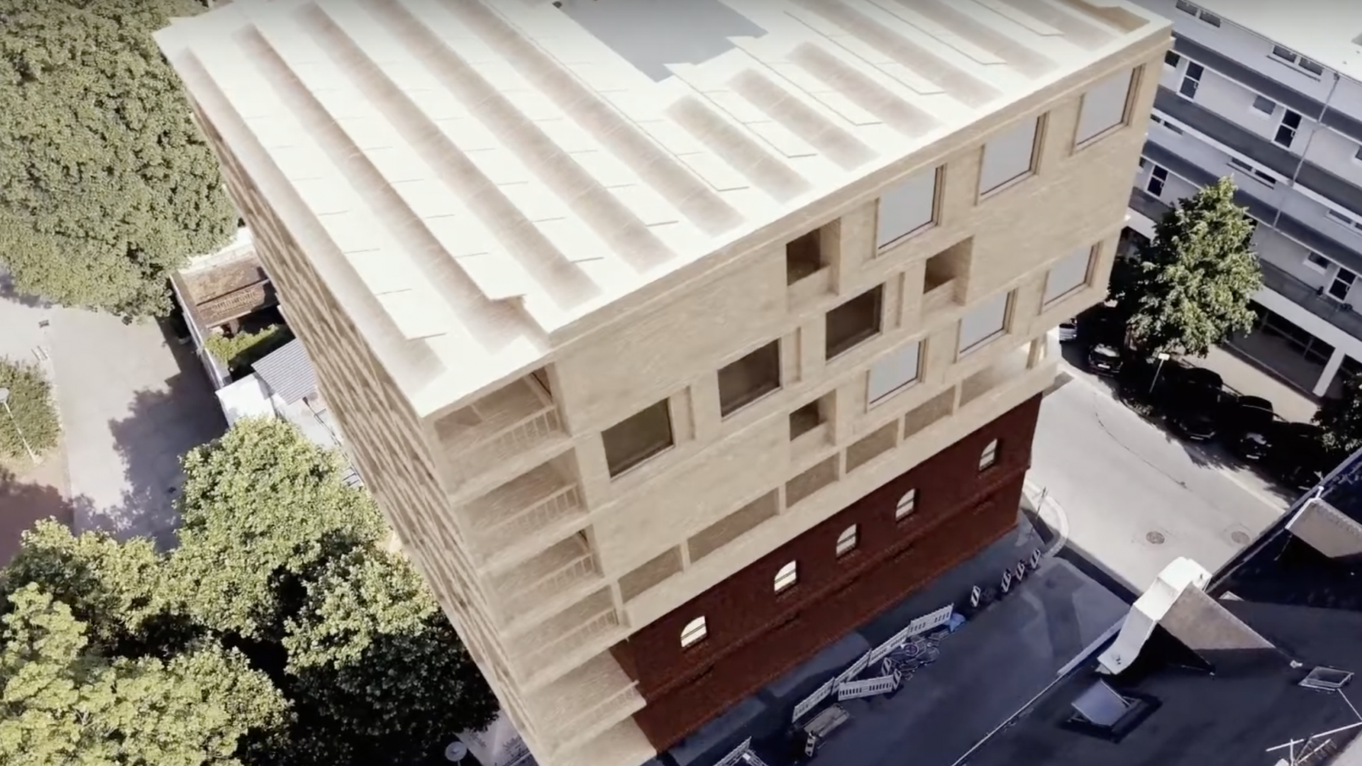 Video über die geplante Aufstockung eines Gebäudes in Wuppertal